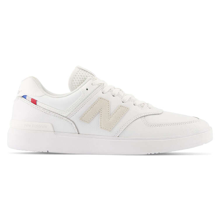 New Balance Court 574 Mens Casual Shoes White/Beige US 7, White/Beige, rebel_hi-res