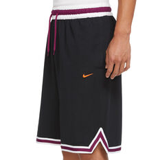 Nike Mens Dri-FIT DNA Basketball Shorts Black/Red S, Black/Red, rebel_hi-res