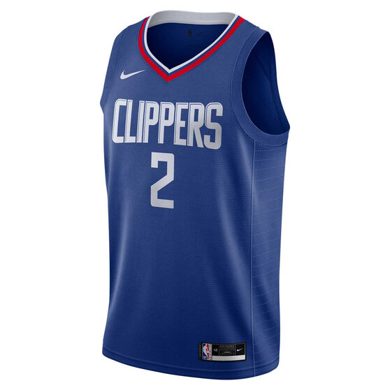 Nike Los Angeles Clippers Kawhi Leonard 2020/21 Mens Icon Edition Authentic Jersey, Blue, rebel_hi-res