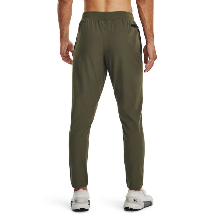Under Armour Mens UA Unstoppable Tapered Pants, Green, rebel_hi-res