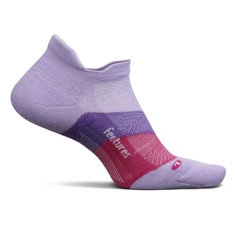 Feetures Elite Cushion No Show Tab Socks Lavender S - YTH 1Y-5Y/WMN 4-6.5, Lavender, rebel_hi-res