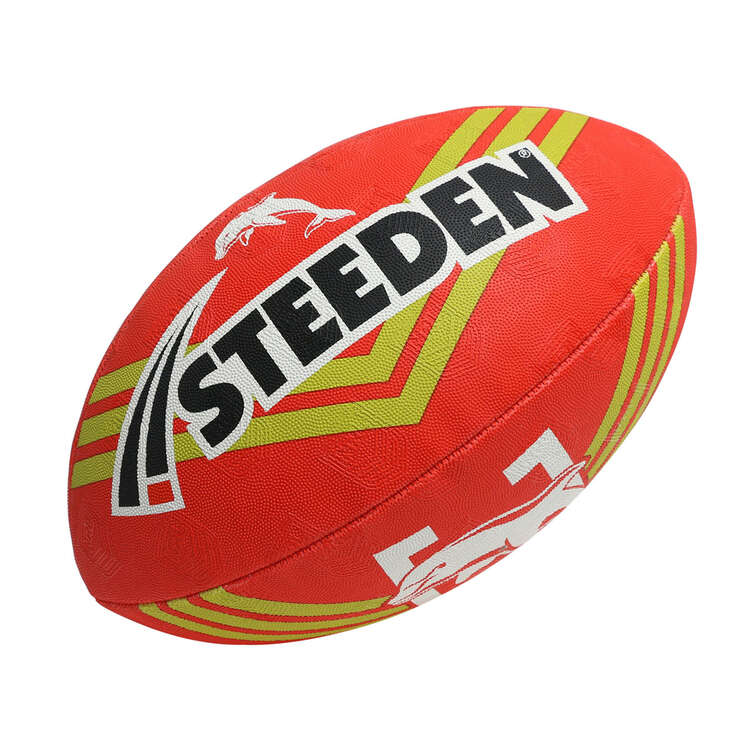 Steeden NRL Dolphins Supporter Ball 11-inch, , rebel_hi-res