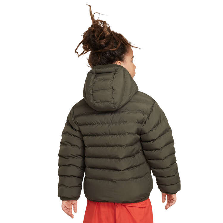 Nike Kids Sportswear Synthetic Fill Hooded Jacket, Khaki, rebel_hi-res