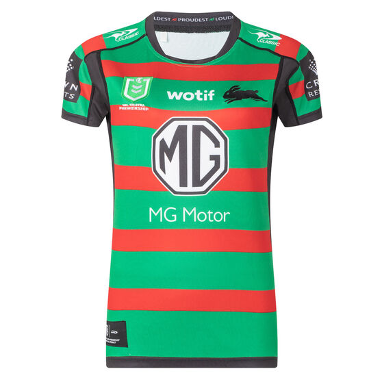 South Sydney Rabbitohs 2022 Womens Home Jersey Green/Red, Green/Red, rebel_hi-res