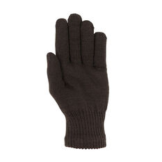 macpac Unisex Polypro Gloves Black XS, Black, rebel_hi-res