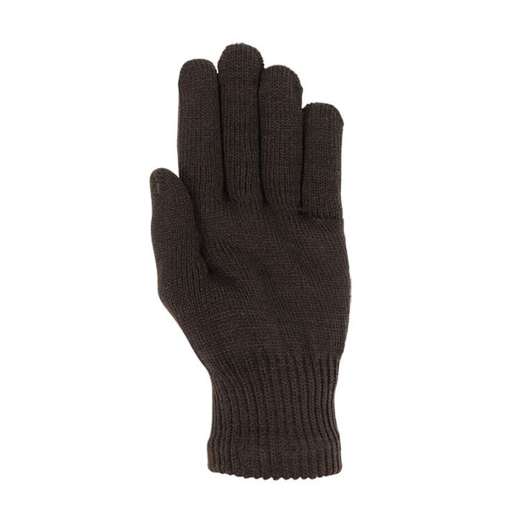 Macpac Unisex Polypro Gloves Black XS, Black, rebel_hi-res
