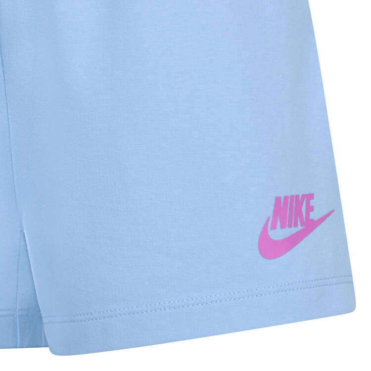 Nike Junior Kids Jersey Shorts, Blue, rebel_hi-res