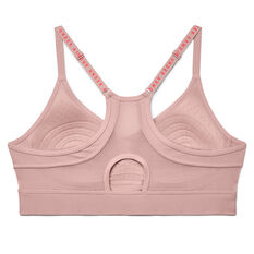 Under Armour Womens Infinity Low Heather Sports Bra, Pink, rebel_hi-res