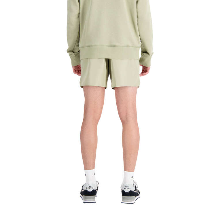 New Balance Mens Essential Woven Shorts Green XS, Green, rebel_hi-res