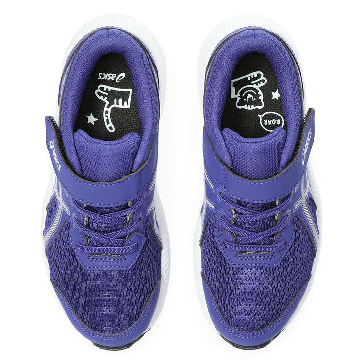 Asics Contend 8 PS Kids Running Shoes, Purple/Aqua, rebel_hi-res