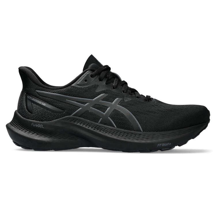 Asics GT 2000 12 D Womens Running Shoes, Black, rebel_hi-res