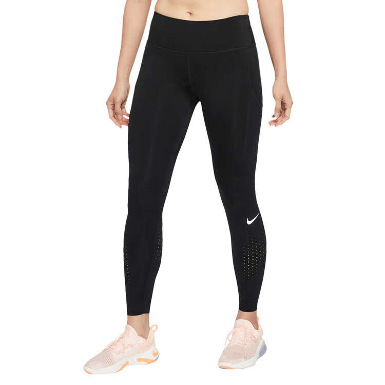 Nike Womens Epic Luxe Running Tights Black XS, Black, rebel_hi-res