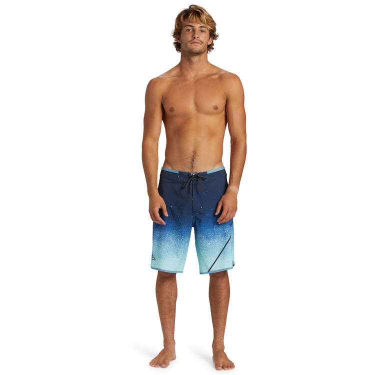 Quiksilver Mens Surfsilk New Wave 20in Board Shorts, Navy/Blue, rebel_hi-res