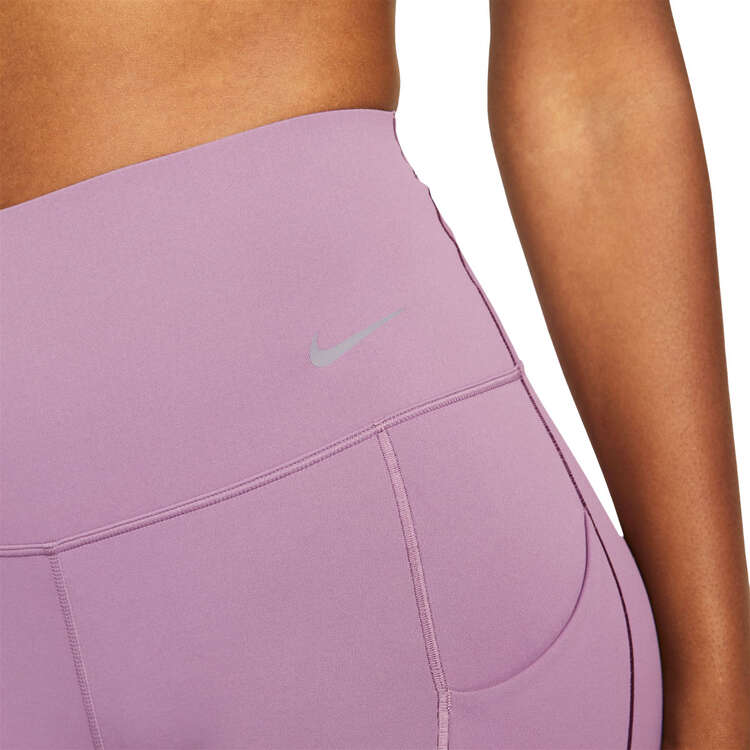 Nike Womens Universa High-Waisted 7/8 Tights, Purple, rebel_hi-res