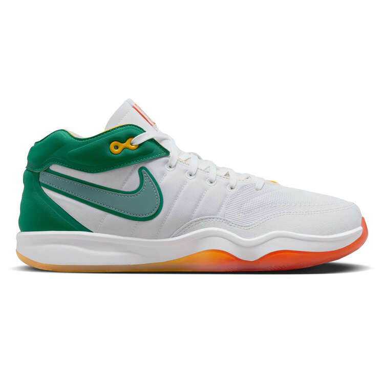 Nike Air Zoom G.T. Hustle 2 Basketball Shoes White/Green US Mens 10 / Womens 11.5, White/Green, rebel_hi-res
