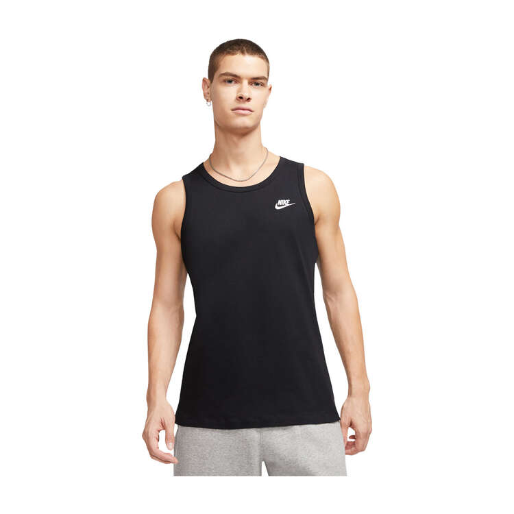 Nike Mens Sportswear Club Tank Black XS, Black, rebel_hi-res