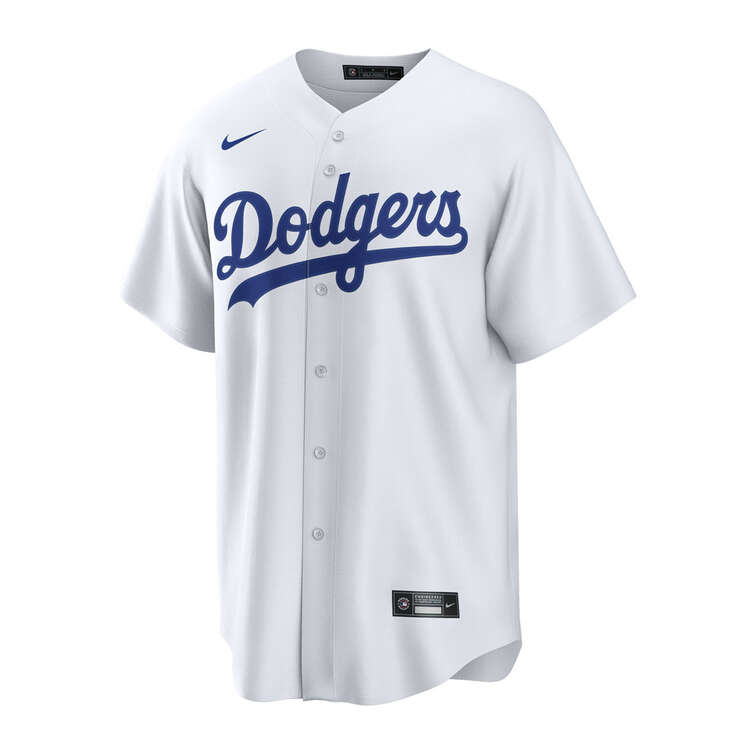 Los Angeles Dodgers Mens Home Jersey White S, White, rebel_hi-res