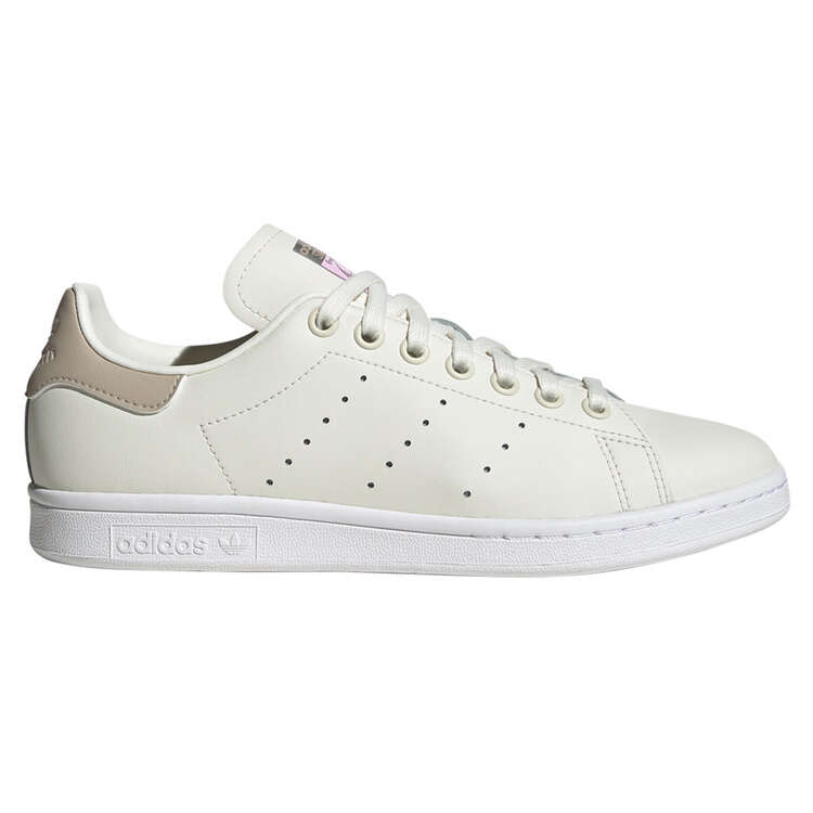 adidas Originals Stan Smith Womens Casual Shoes, White/Beige, rebel_hi-res