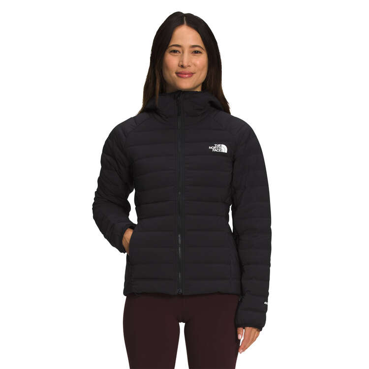 The North Face Womens Bellview Stetch Down Hoodie, Black, rebel_hi-res