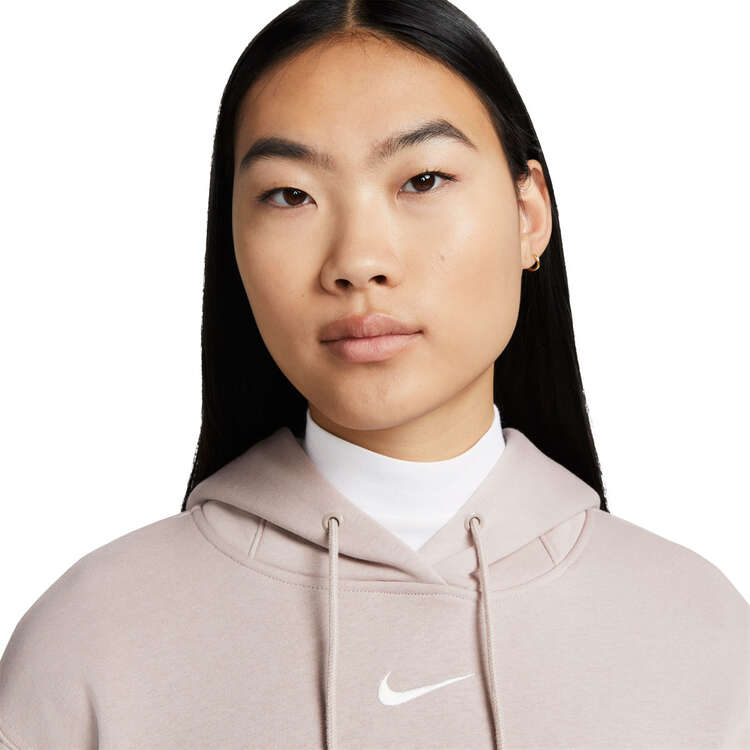 Nike Womens Phoenix Oversized Pullover Hoodie, Taupe, rebel_hi-res
