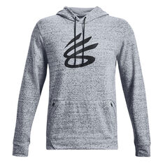 Under Armour Mens Curry Pullover Hoodie, Grey, rebel_hi-res