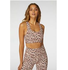 L'urv Womens Lola Leopard Crop Pink XS, Pink, rebel_hi-res