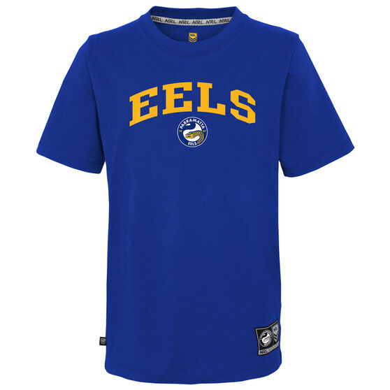 Parramatta Eels Mens NRL Collegiate Tee, Blue, rebel_hi-res