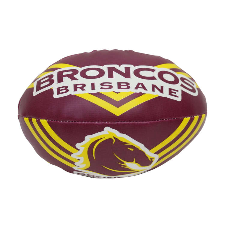 Steeden NRL Brisbane Broncos Sponge Supporter Ball, , rebel_hi-res