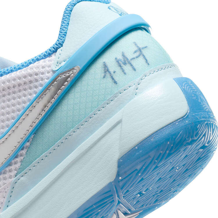 Nike JA 1 SE GS Basketball Shoes, Blue/Silver, rebel_hi-res