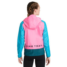 Nike Womens Shield Trail Running Jacket Pink XS, Pink, rebel_hi-res