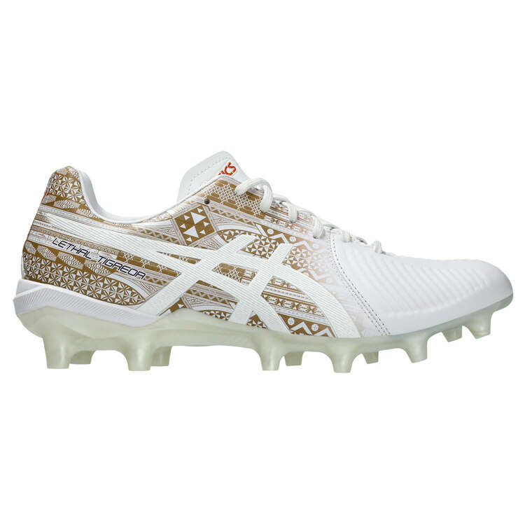 Asics Lethal Tigreor IT FF 3 Voyager Football Boots White/Clay US Mens 7 / Womens 8.5, White/Clay, rebel_hi-res