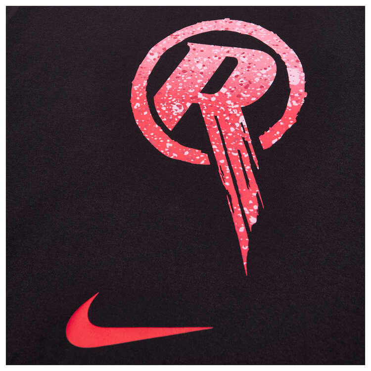 Nike Mens Melbourne Renegades Evergreen Tee Black M, Black, rebel_hi-res