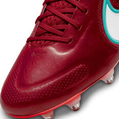 Nike Tiempo Legend 9 Elite SG Football Boots, Red/Green, rebel_hi-res