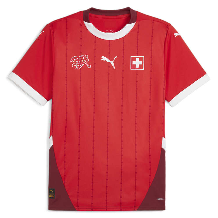 Puma Switzerland 2023/24 Home Football Jersey Red S, Red, rebel_hi-res
