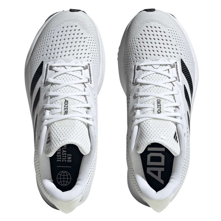 adidas Adizero SL Womens Running Shoes, White/Black, rebel_hi-res