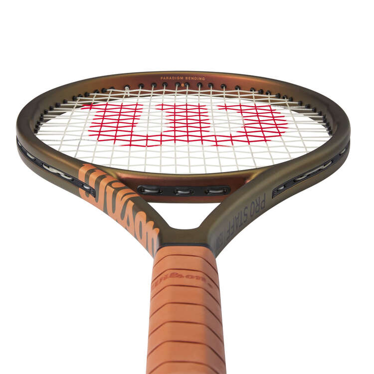 Wilson Pro Staff Team Tennis Racquet Orange 4 3/8 inch, Orange, rebel_hi-res