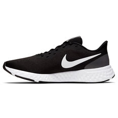 Nike Revolution 5 Mens Running Shoes, Black/White, rebel_hi-res