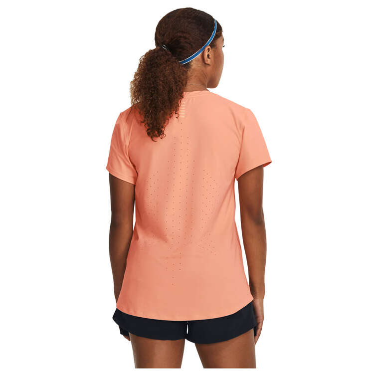 Under Armour Womens Iso-Chill Laser Tee Pink XS, Pink, rebel_hi-res