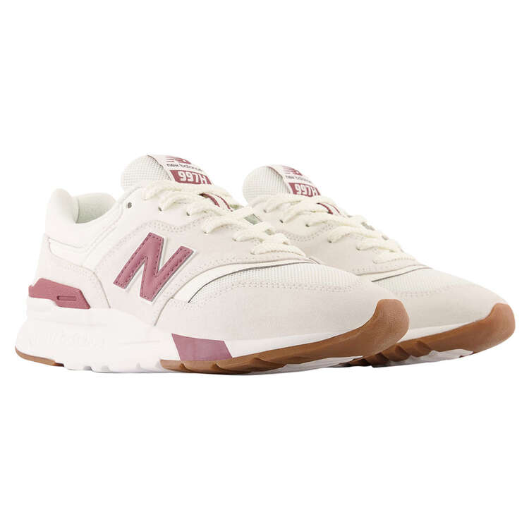 New Balance 997H V1 Womens Casual Shoes, White/Pink, rebel_hi-res