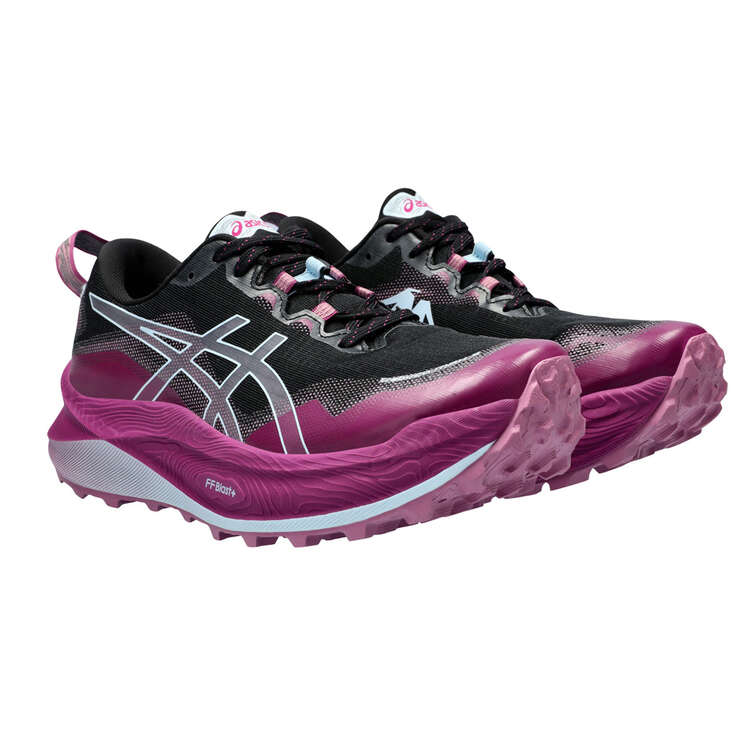 Asics Trabuco Max 2 Womens Trail Running Shoes, Grey/Mint, rebel_hi-res