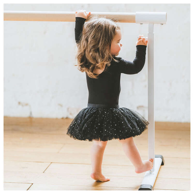 Flo Dance Baby Girl Sequin Tutu Black 0-3 Months, Black, rebel_hi-res