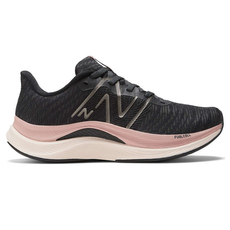 New Balance FuelCell Propel v4 Womens Running Shoes, Black/Pink, rebel_hi-res