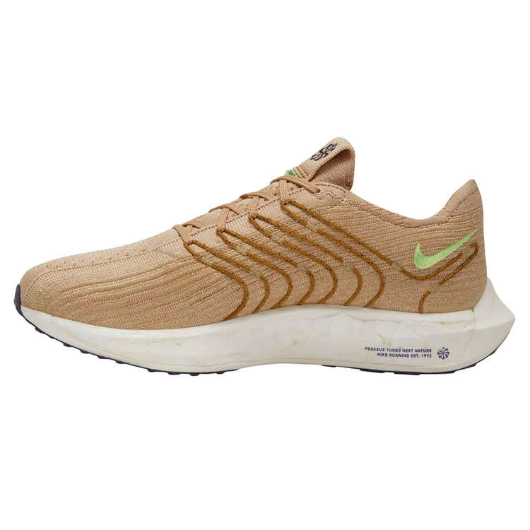 Nike Pegasus Turbo Next Nature Mens Running Shoes Gold US 7, Gold, rebel_hi-res