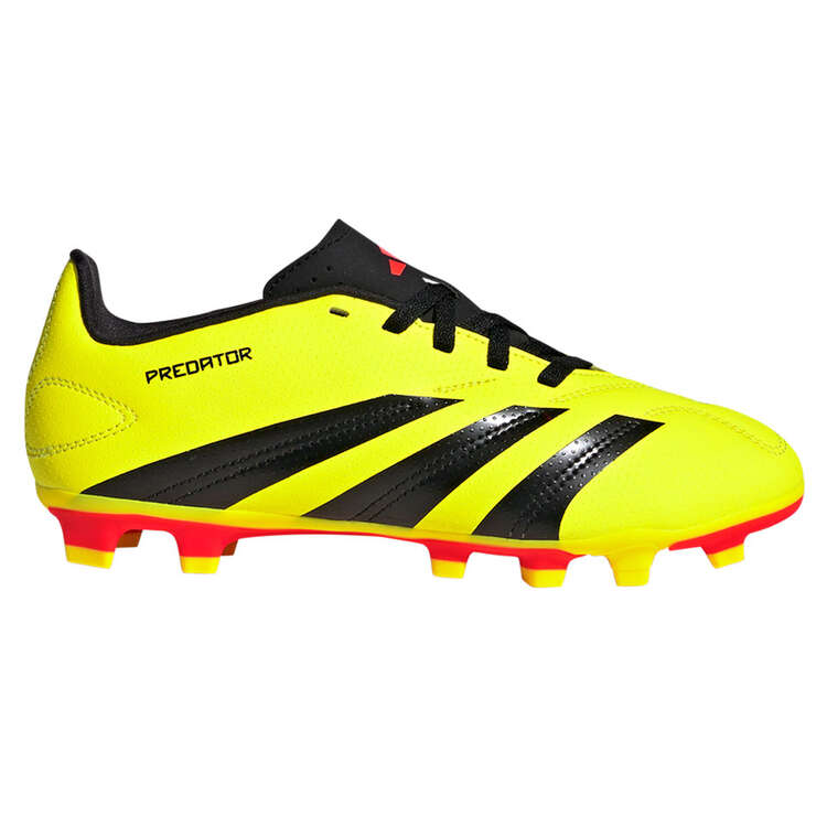adidas Predator Club Kids Football Boots Yellow/Black US 11, Yellow/Black, rebel_hi-res