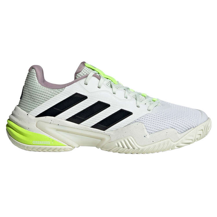 adidas Barricade 13 Womens Tennis Shoes White/Black US 6, White/Black, rebel_hi-res