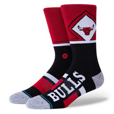 Stance Chicago Bulls 2020 Shortcut 2 Socks Red/Black M, Red/Black, rebel_hi-res
