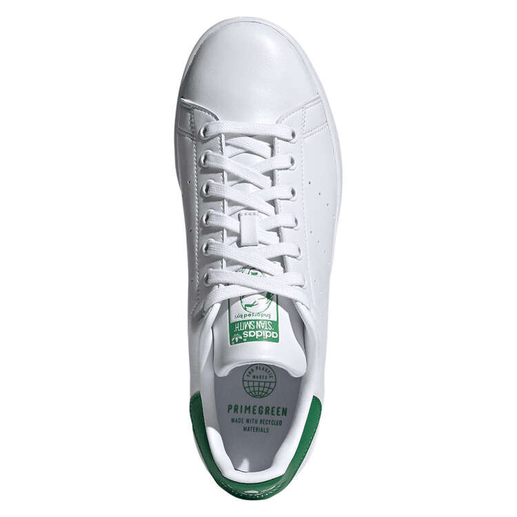 adidas Originals Stan Smith Casual Shoes, White/Green, rebel_hi-res