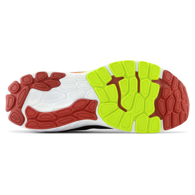 New Balance Fresh Foam X 860 v13 2E Mens Running Shoes, Black/Red, rebel_hi-res