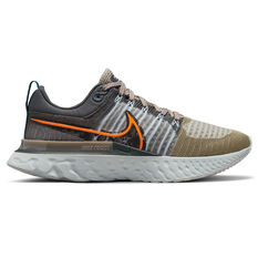 Nike React Infinity Run Flyknit 2 Mens Running Shoes White/Orange US 7, White/Orange, rebel_hi-res
