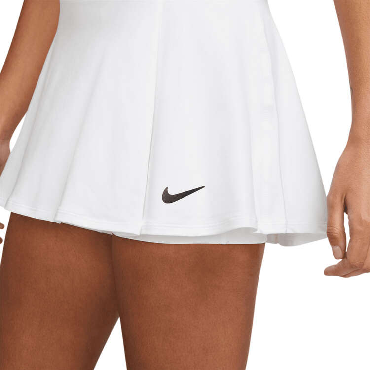 NikeCourt Womens Dri-FIT Victory Flouncy Tennis Skirt, White, rebel_hi-res